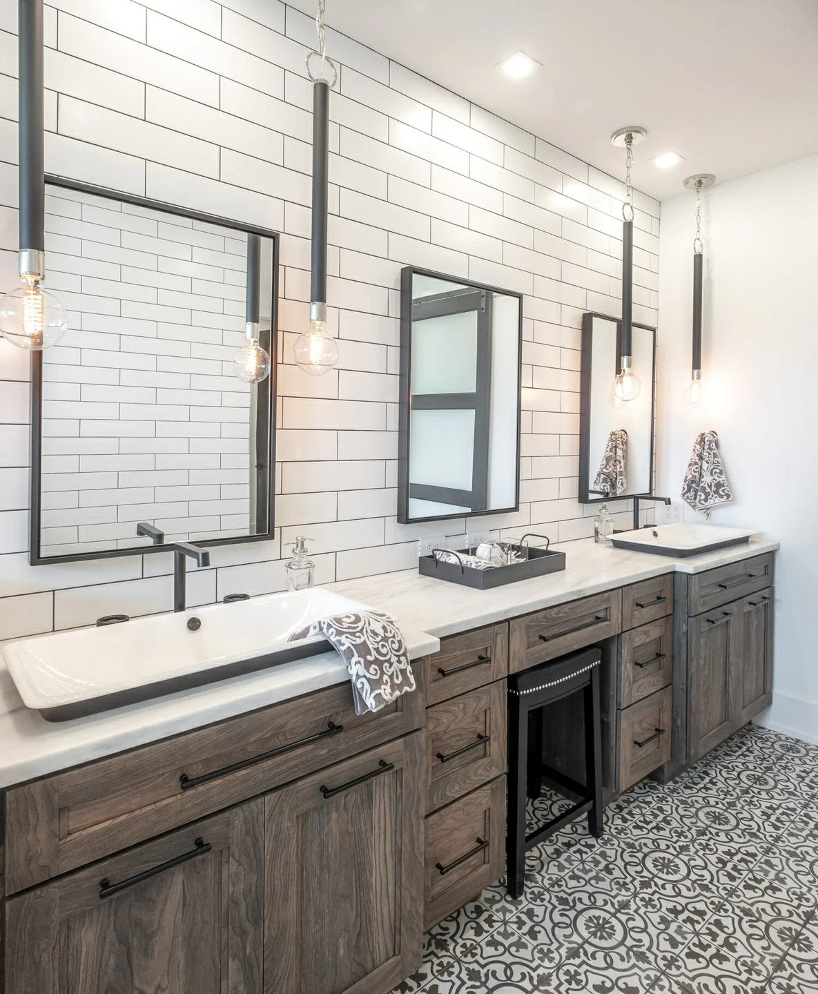 Avery - weathered barn wood vanity