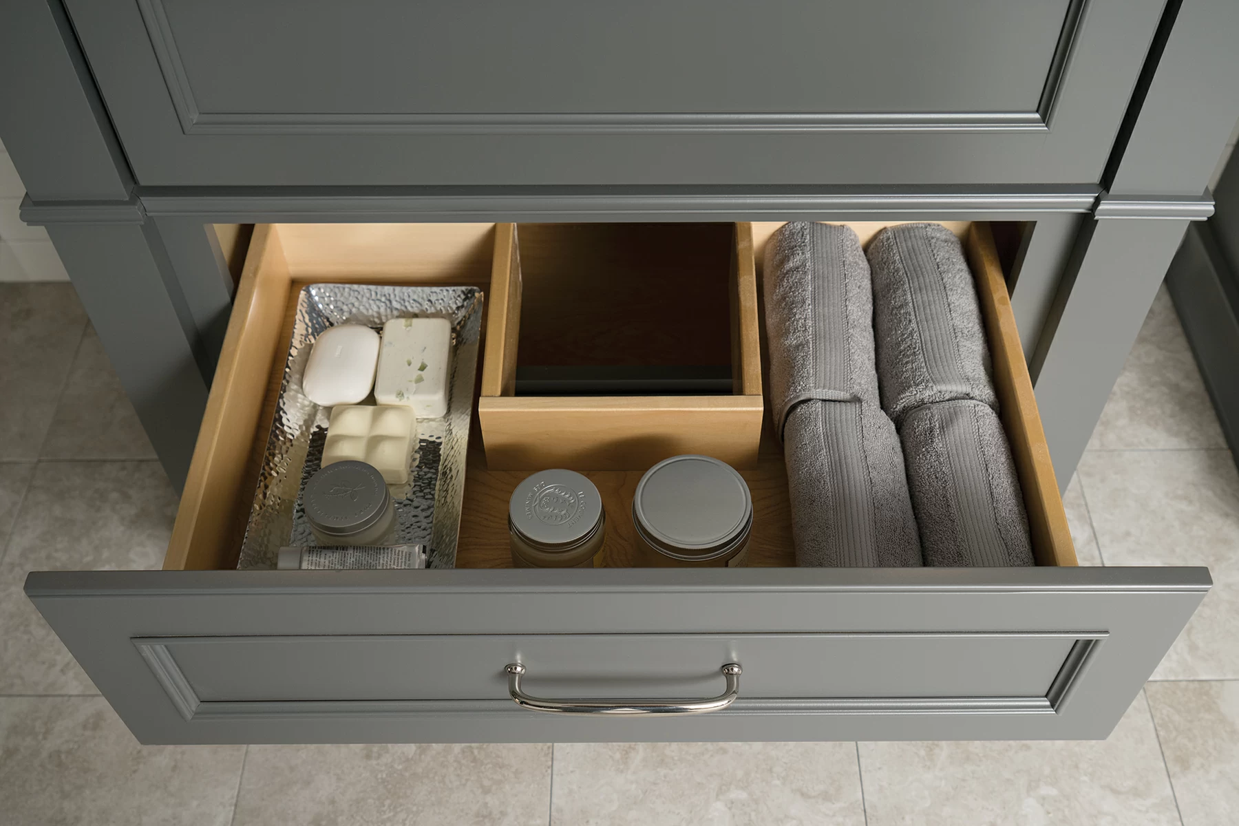 Bathroom storage solutions and accesories